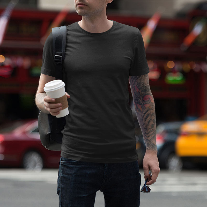 Camiseta Unisex Personalizada com a sua Imagem. Estampa Média (24x32cm)