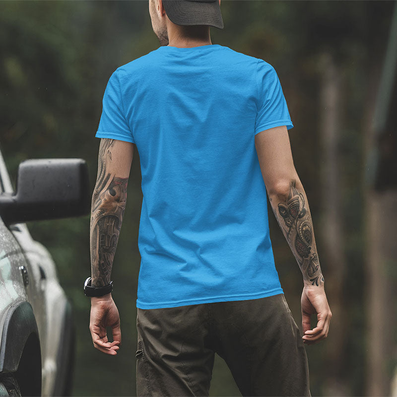Camiseta Unisex Personalizada com a sua Imagem. Estampa Média (24x32cm)