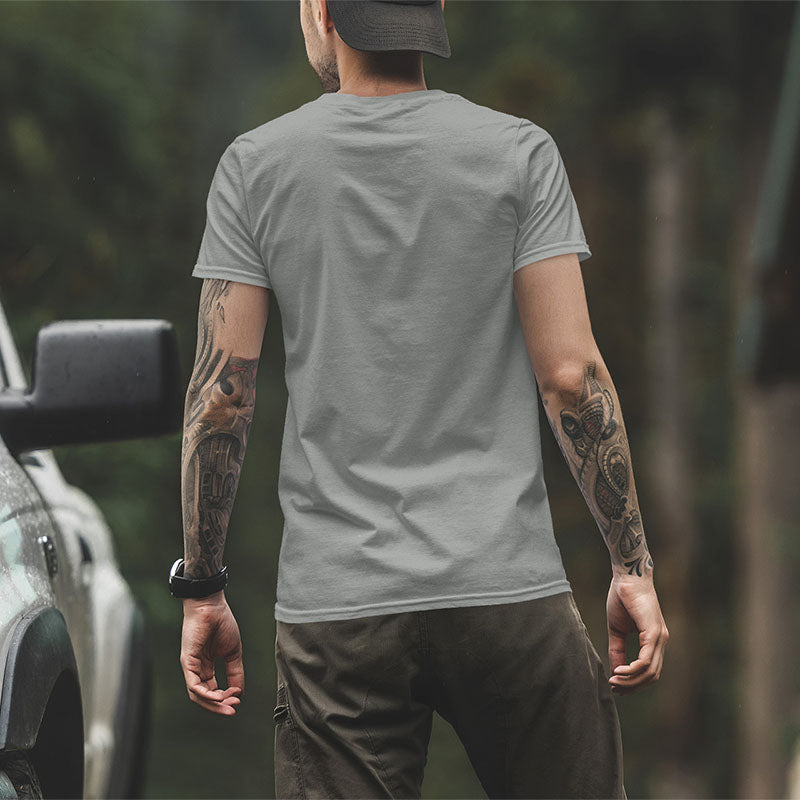 Camiseta Unisex Personalizada com a sua Imagem. Estampa Média (24x32cm)