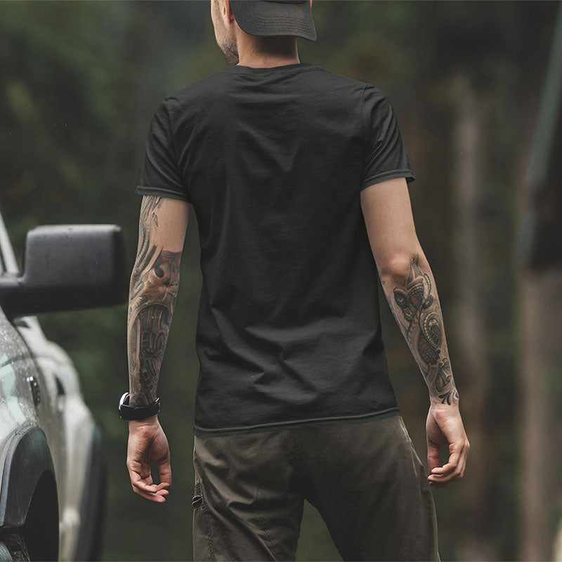 Camiseta Unisex Personalizada com a sua Imagem. Estampa Média (24x32cm)