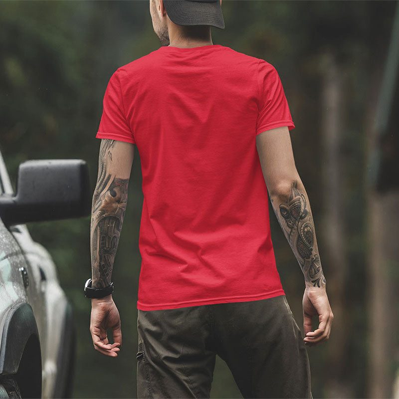 Camiseta Unisex Personalizada com a sua Imagem. Estampa Média (24x32cm)
