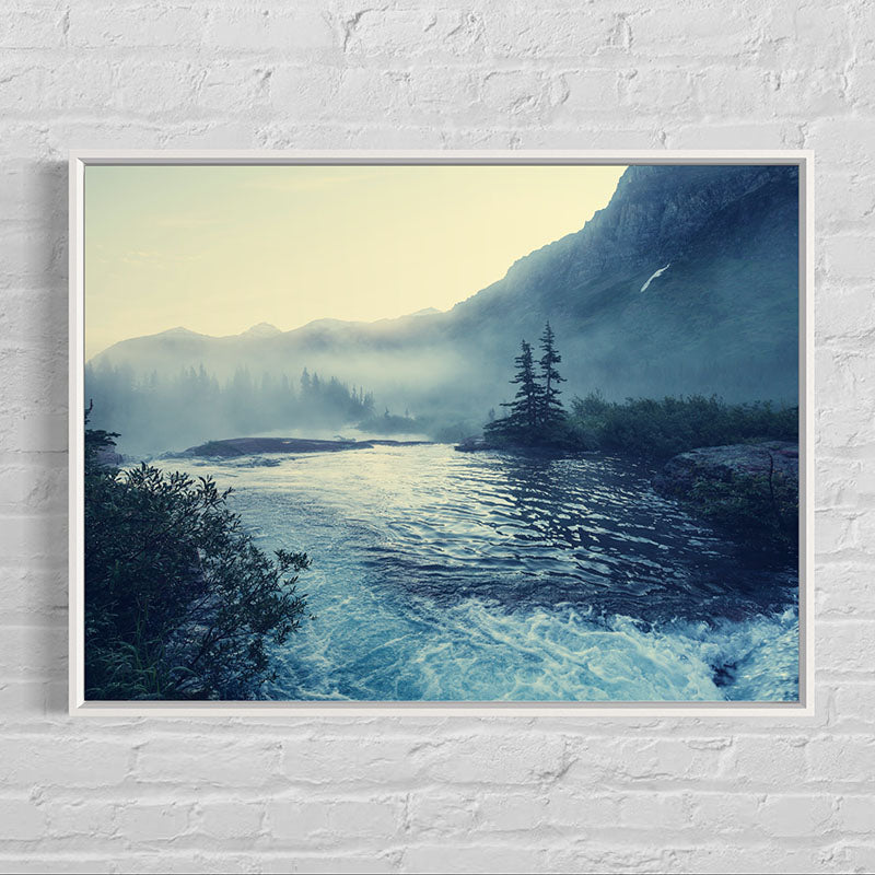 Quadro com Moldura de Madeira e Vidro Temperado. Impressão Fine Art em Papel Fotográfico 260g.