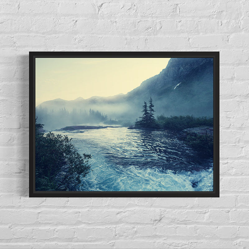 Quadro com Moldura de Madeira e Vidro Temperado. Impressão Fine Art em Papel Fotográfico 260g.